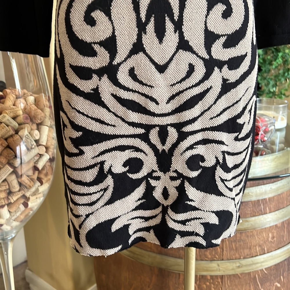 Black and beige nine W. sweater dress size small - Picture 4 of 11